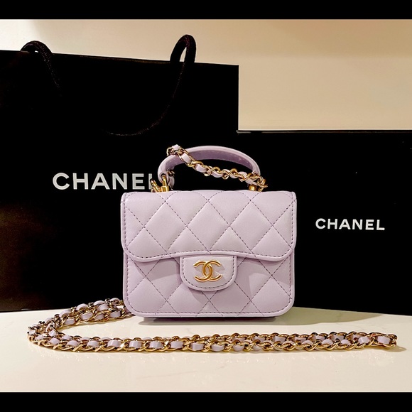 CHANEL Handbags - CHANEL FLAP COIN PURSE WITH CHAIN